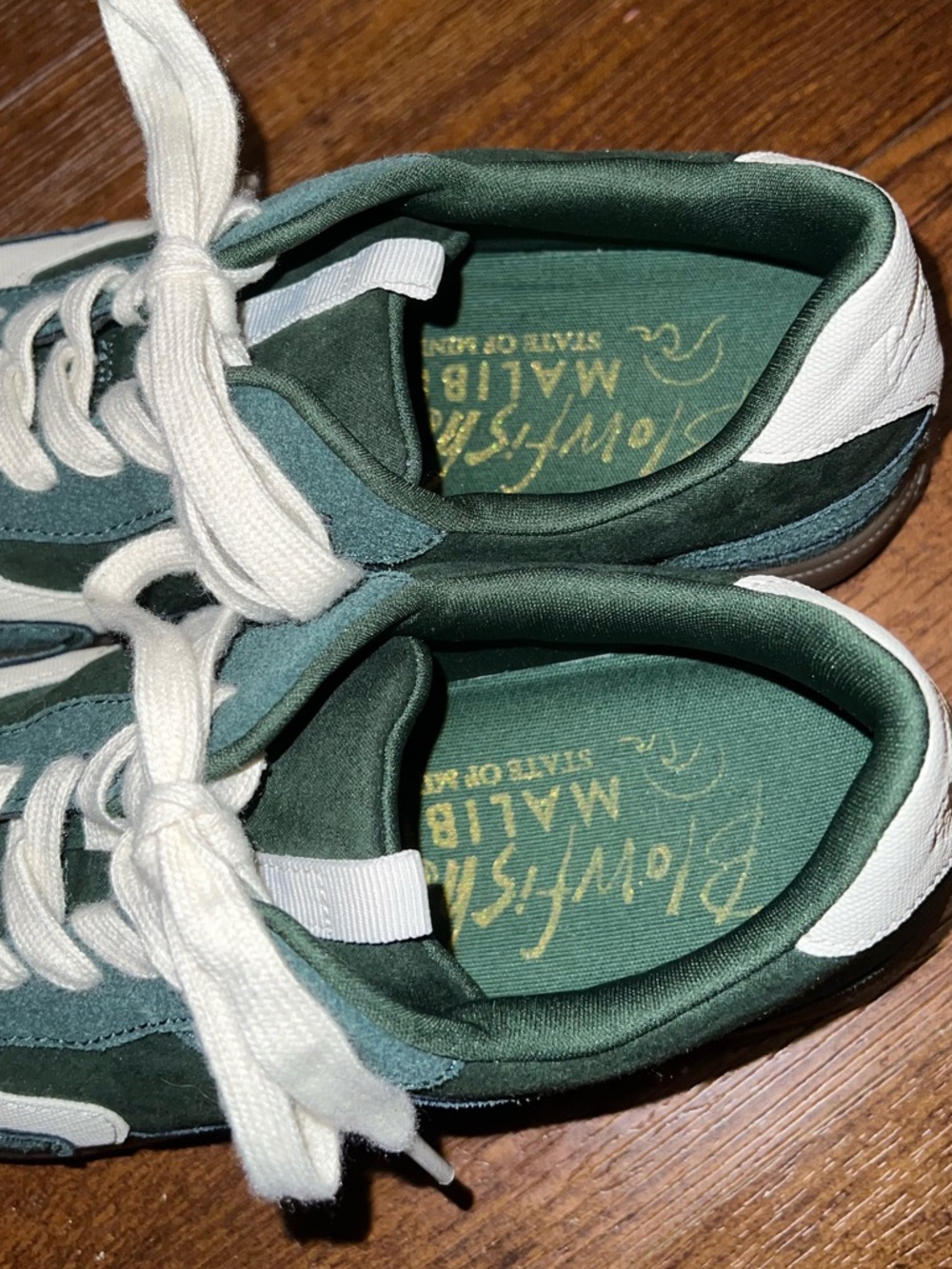 Blowfish Malibu Green Tastic White Retro Casual White Lace Up Sneakers Size 8 - Picture 10 of 12